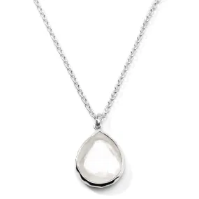 IPPOLITA Rock Candy Silver Small Teardrop Pendant Necklace