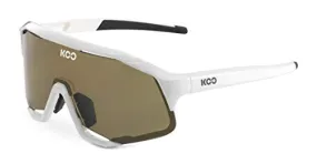 KOO Demos Cycling Sport Sunglasses Zeiss Lens White / Light Brown Lenses