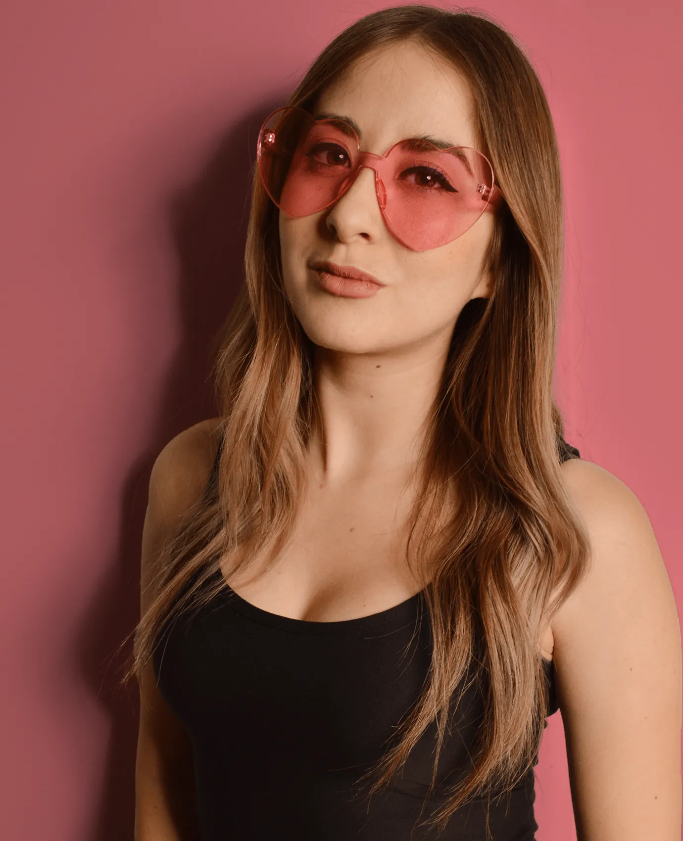 Large Heart Sunglasses