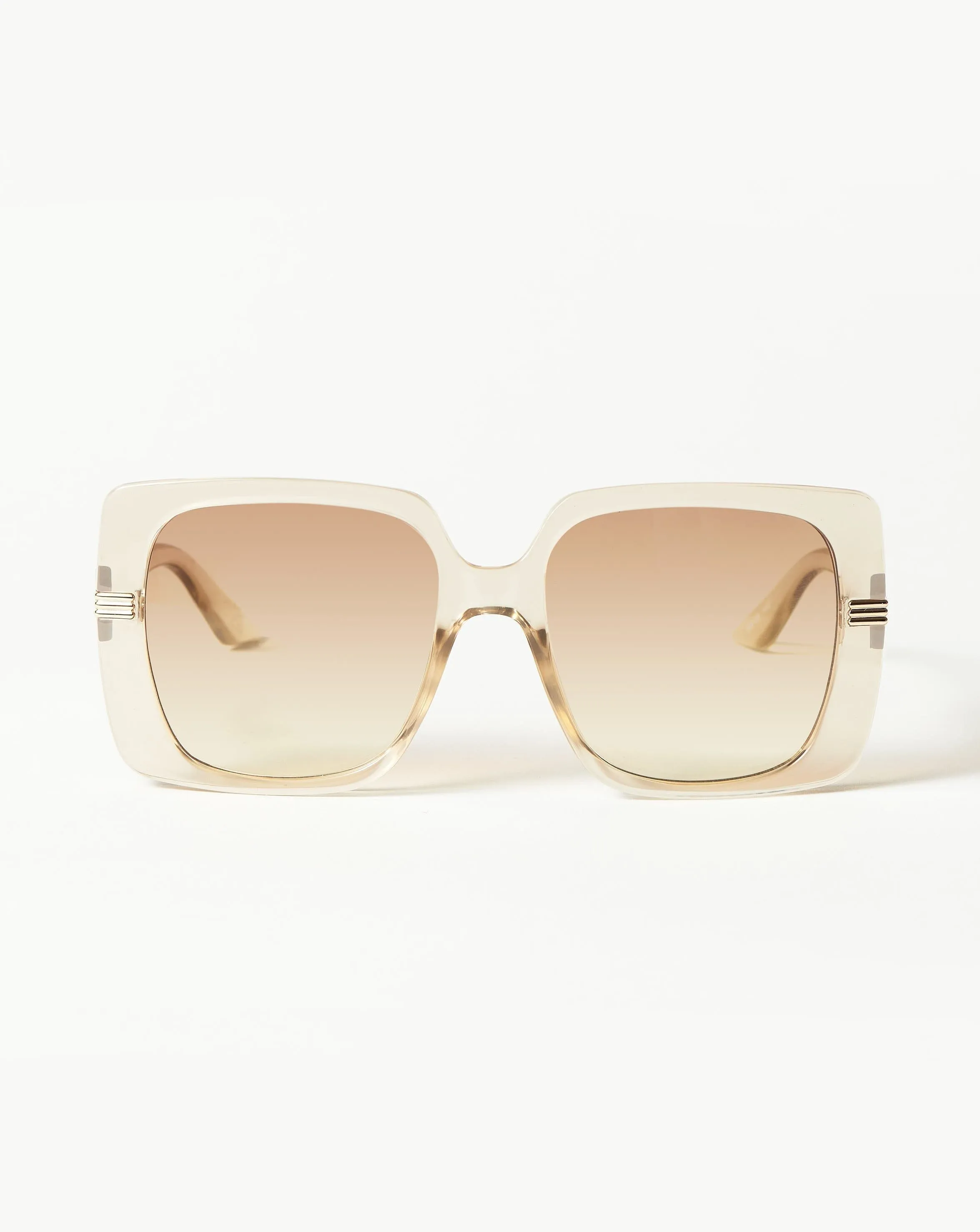 Le Specs Phoenix Ridge Oversized Square Sunglasses | Fawn