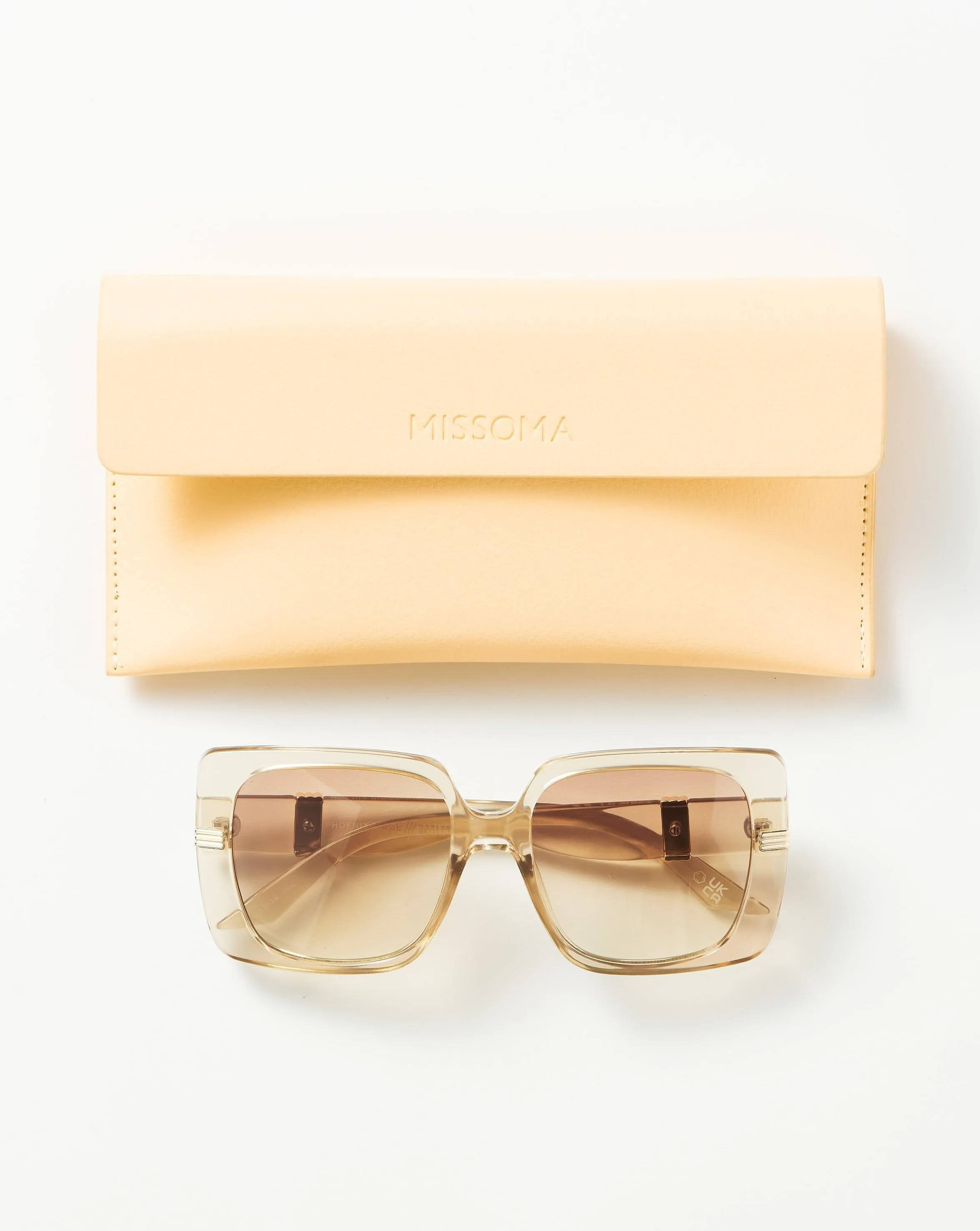 Le Specs Phoenix Ridge Oversized Square Sunglasses | Fawn