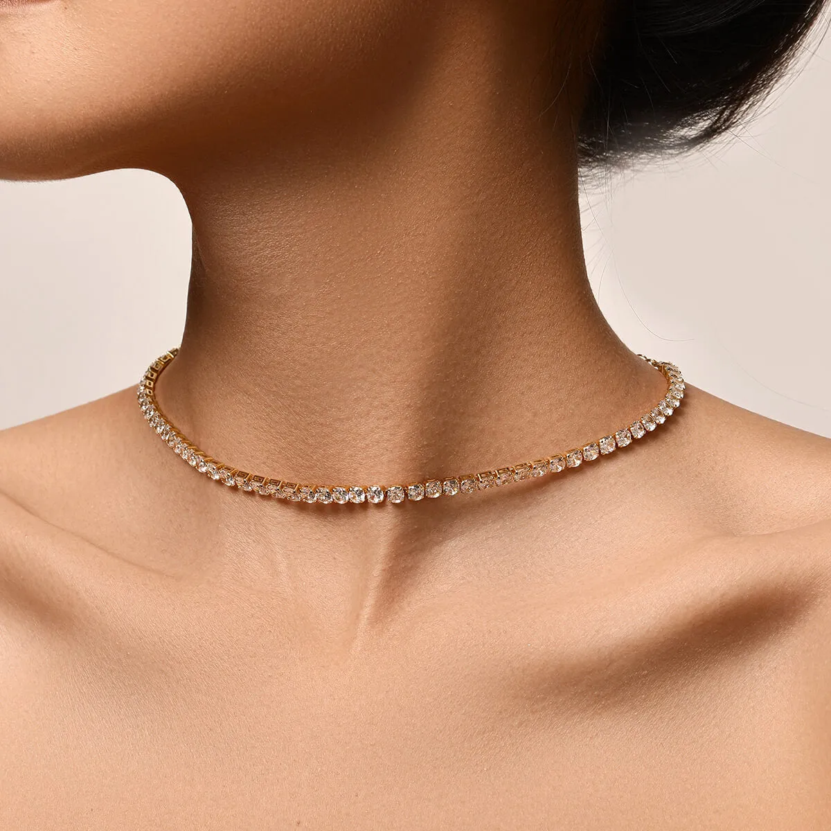 Linea Crystal Choker (4mm)