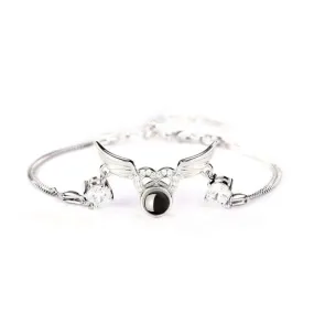 Love Wings Projection Felicity Bracelet with Picture Inside