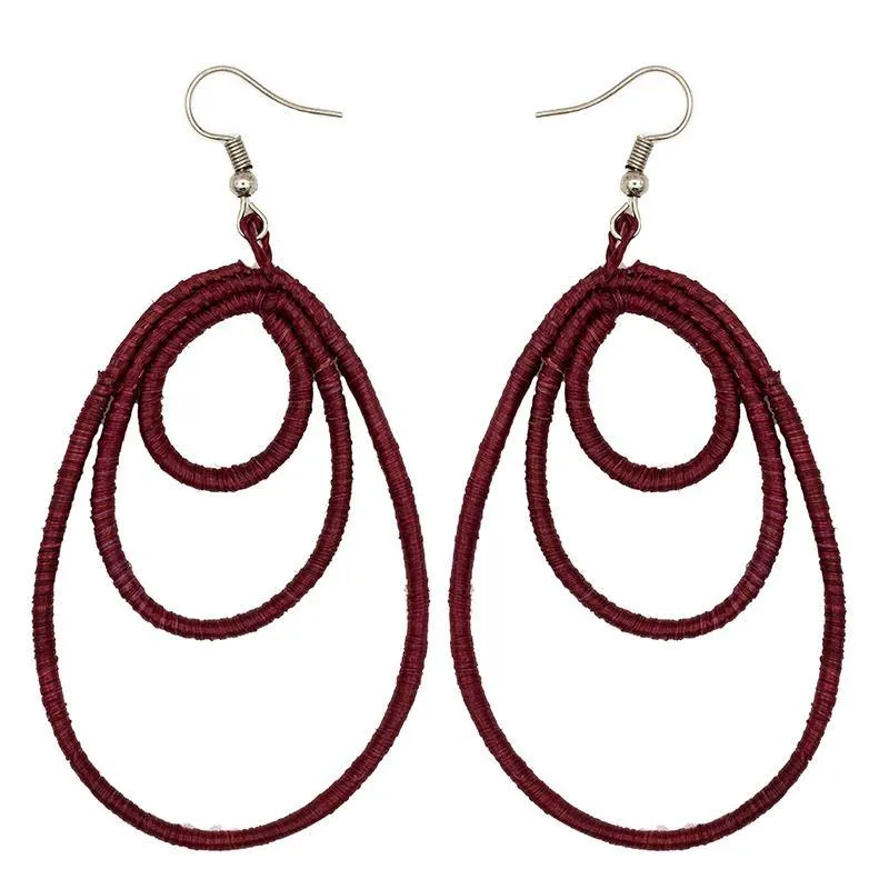 Machozi Embroidery Earrings 06