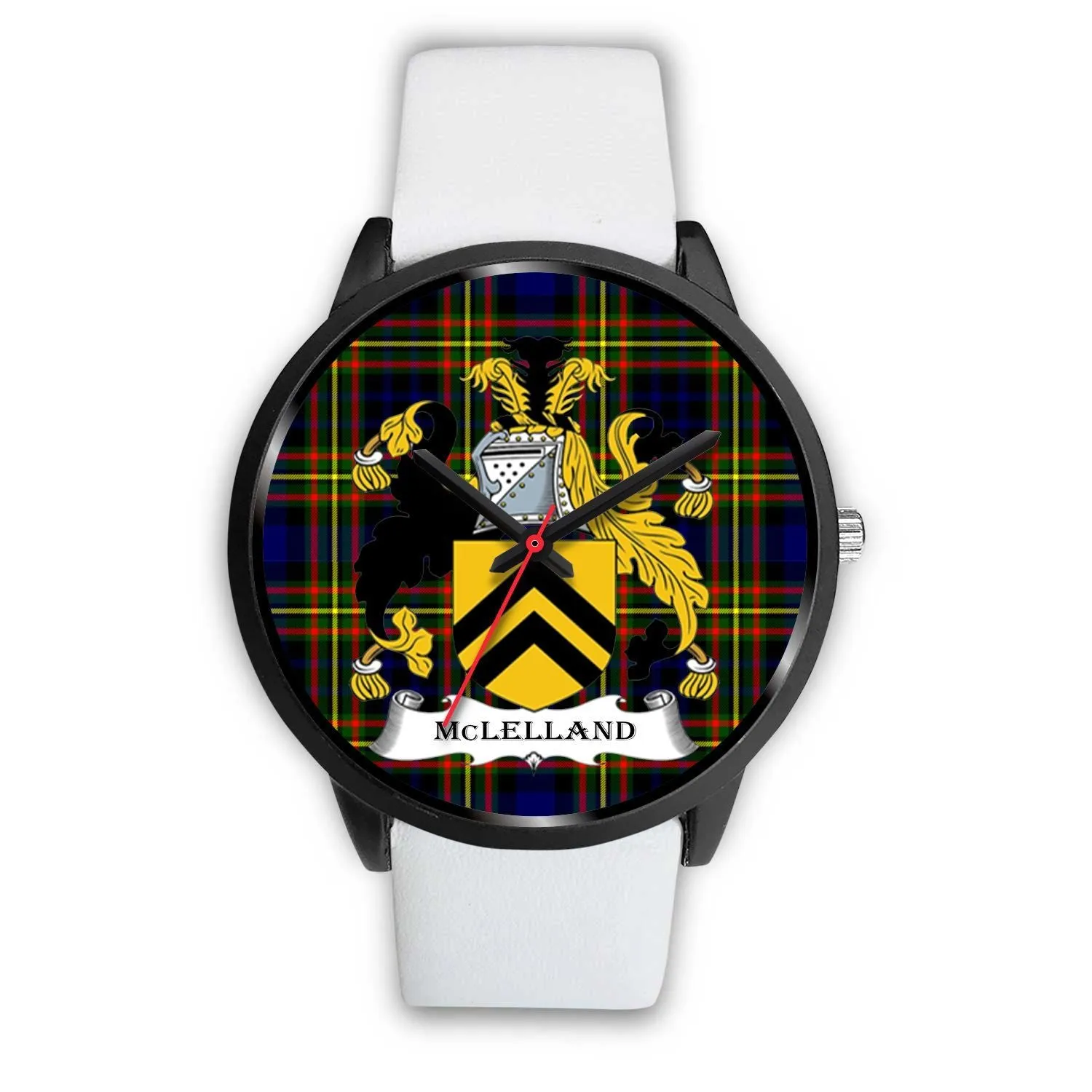 McLelland Clan Badge Tartan Black Watch