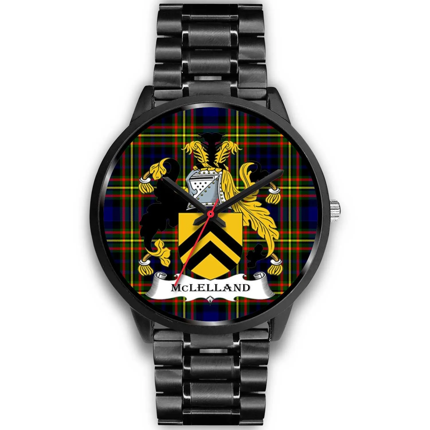 McLelland Clan Badge Tartan Black Watch