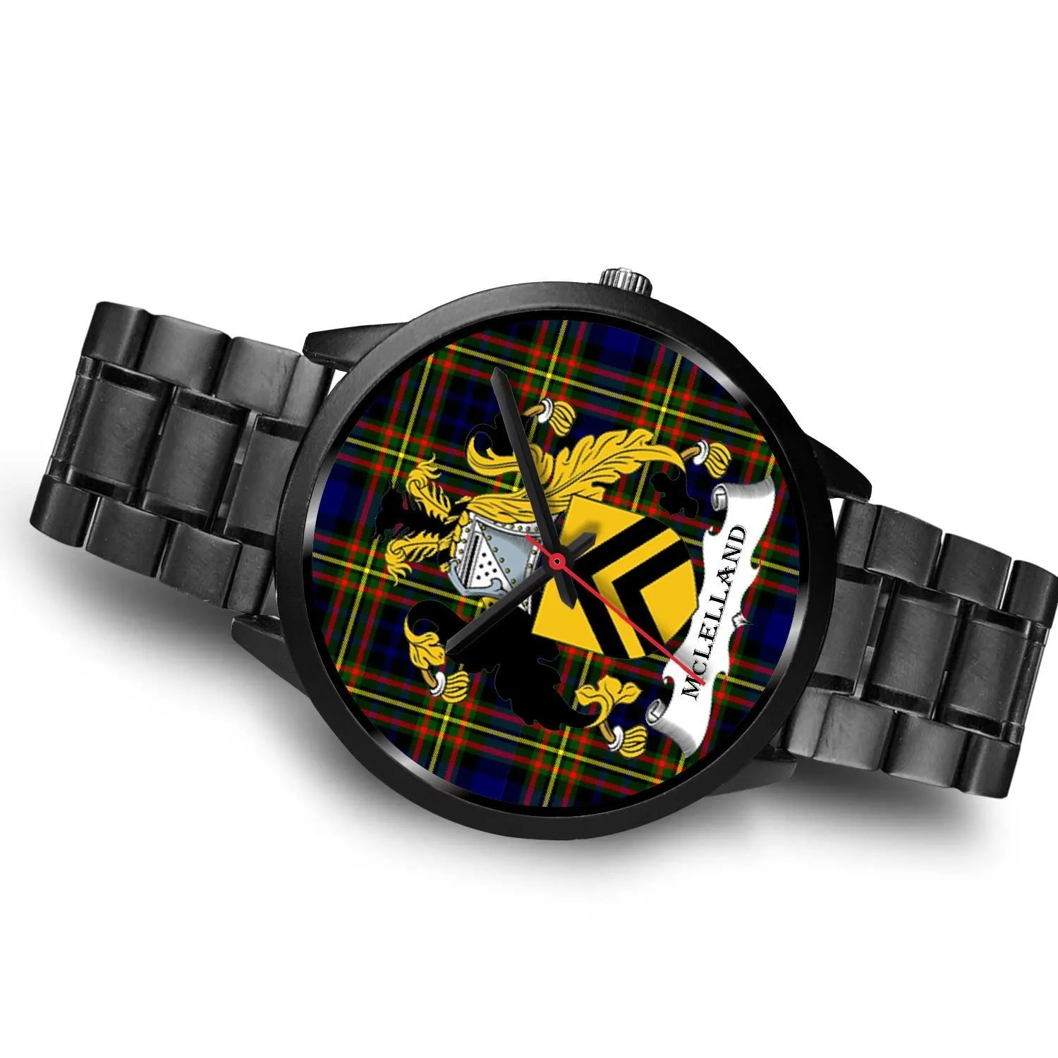 McLelland Clan Badge Tartan Black Watch