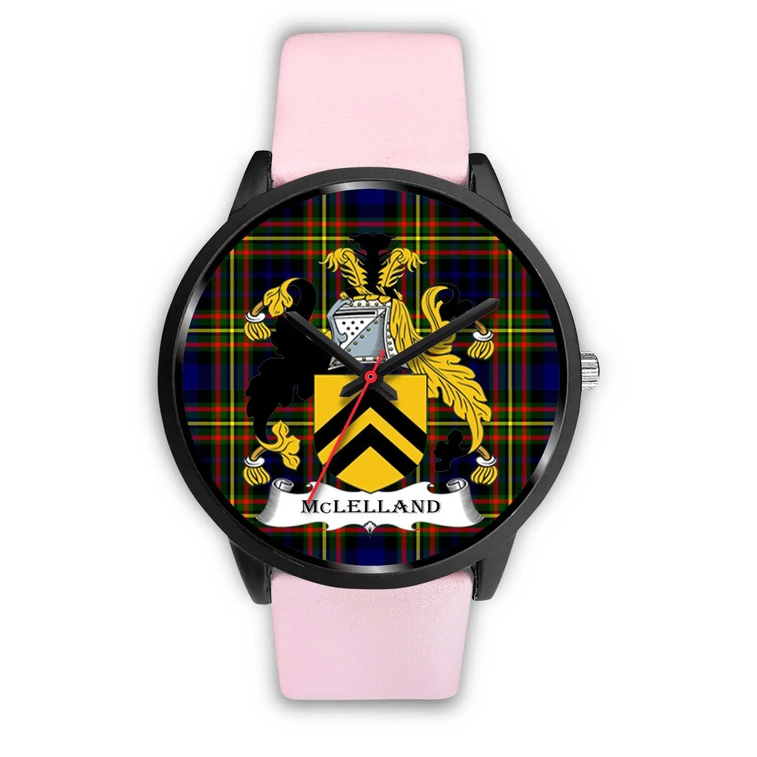 McLelland Clan Badge Tartan Black Watch