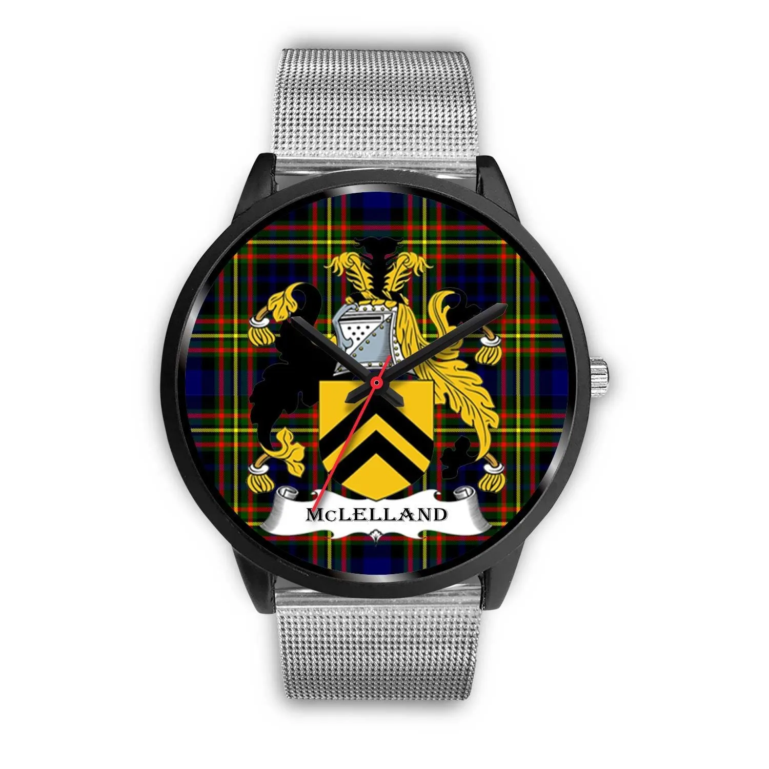 McLelland Clan Badge Tartan Black Watch