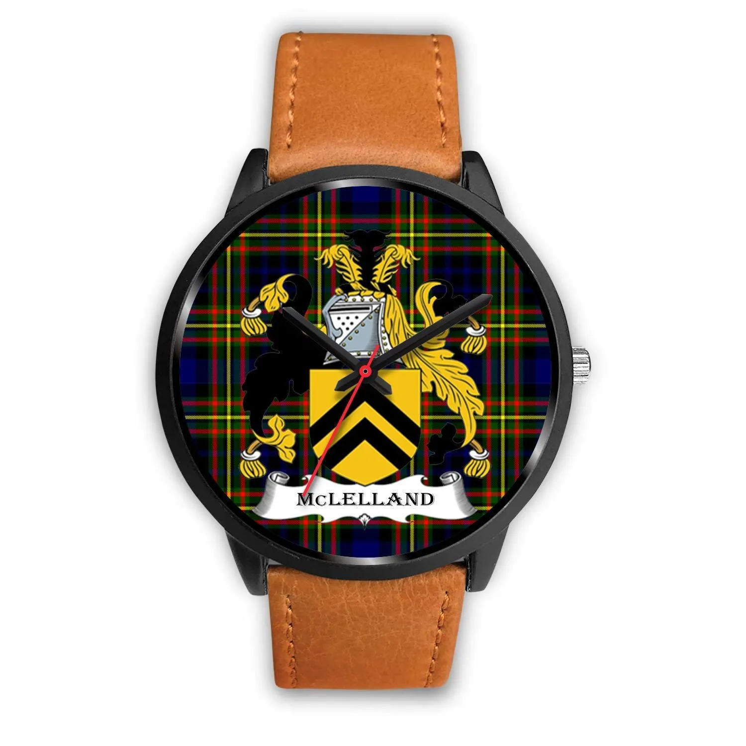 McLelland Clan Badge Tartan Black Watch