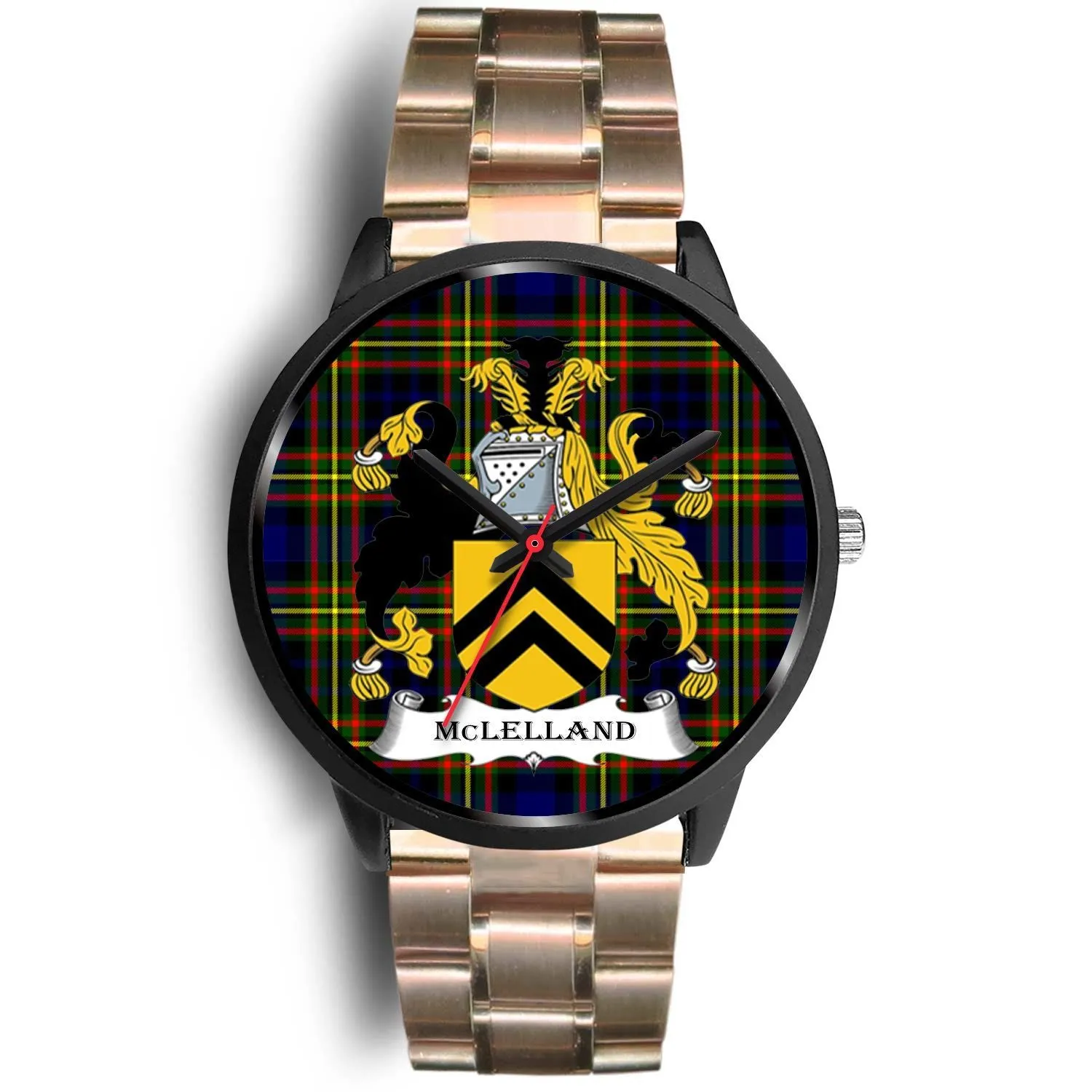 McLelland Clan Badge Tartan Black Watch