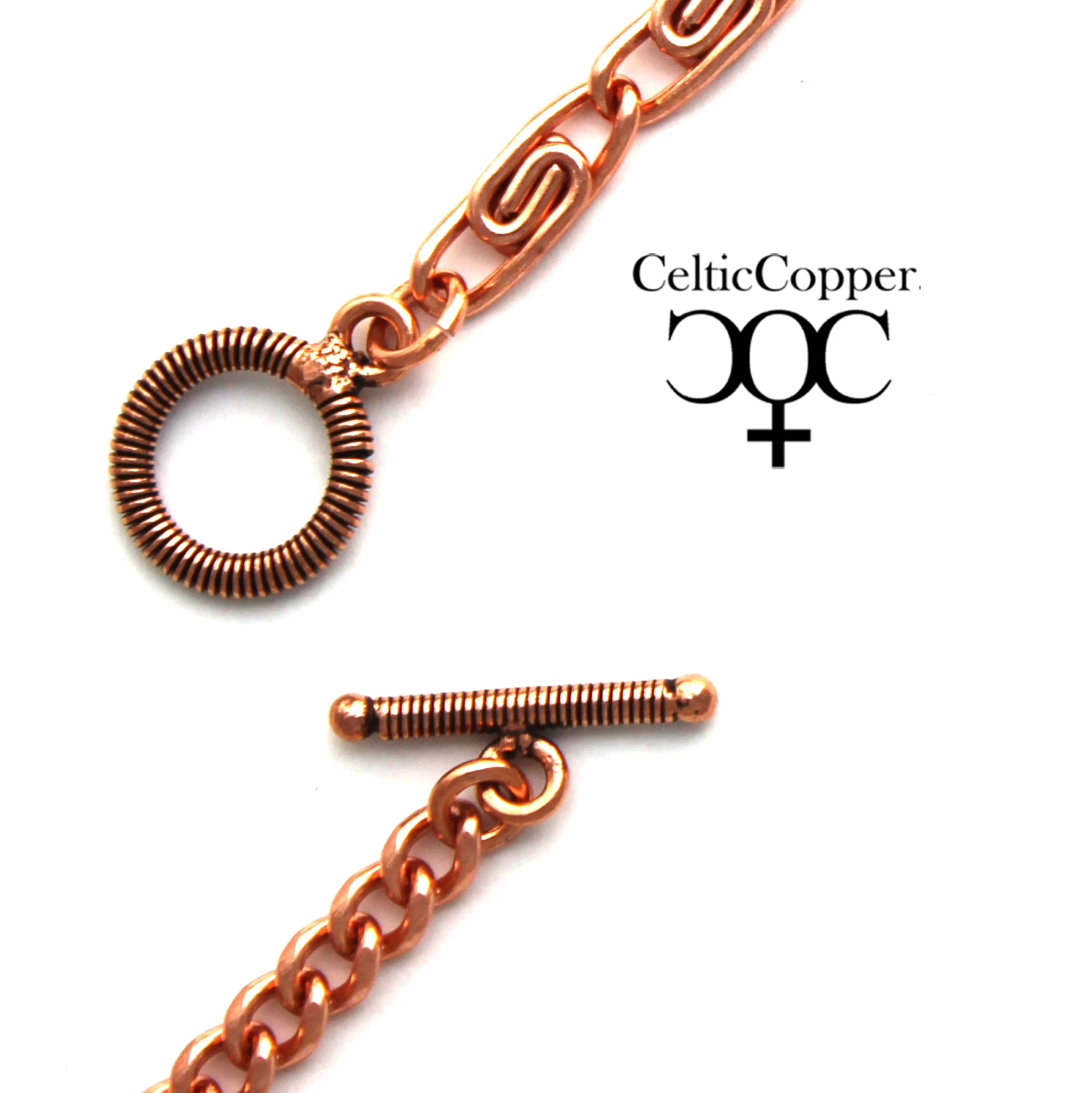 Medium Copper Clasp 16mm Toggle Jewelry Supplies Copper Findings Copperplated Brass T Bar Clasp