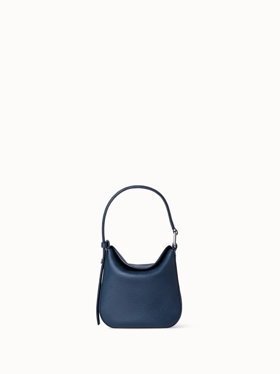 Mini Anna hobo in Alce-Kalbsleder