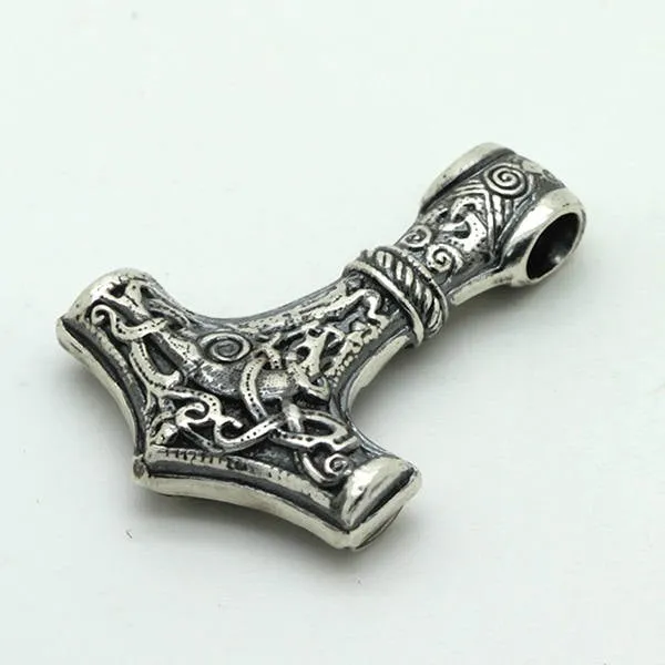 Mjolnir Thor's Hammer Pendant Silver 925