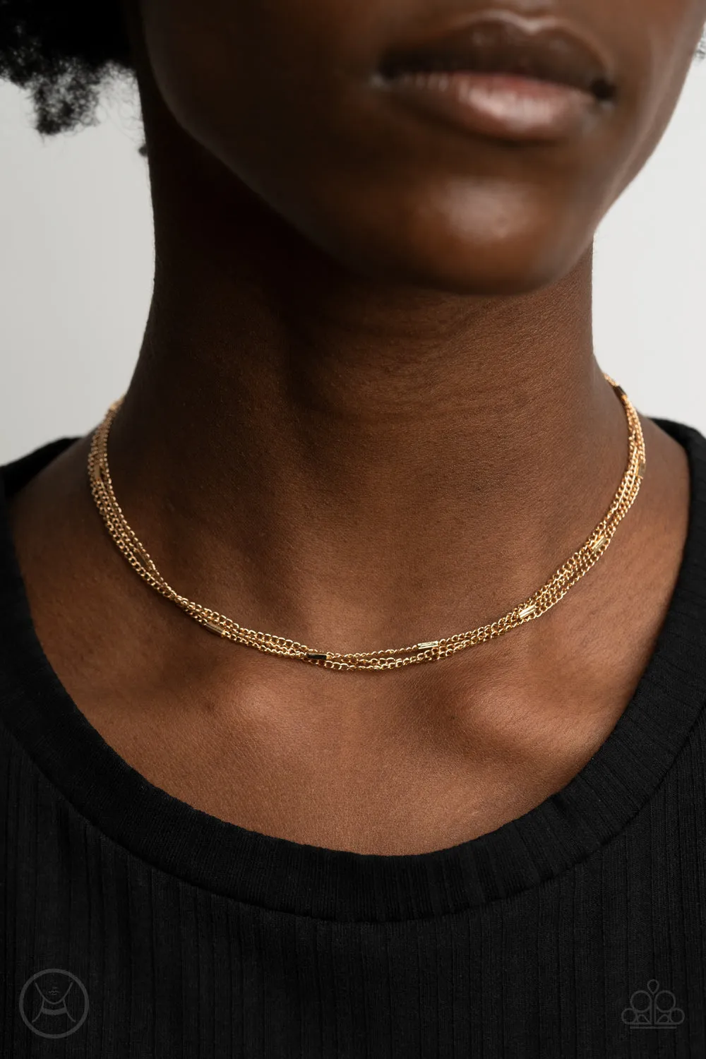 Need I SLAY More - Gold Choker Necklace