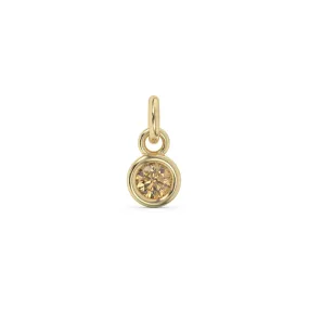 November Birthstone Charm | 10k Yellow Gold