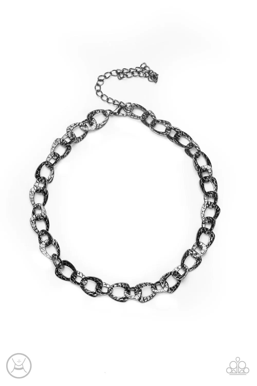 Paparazzi Urban Safari - Black Choker Necklace