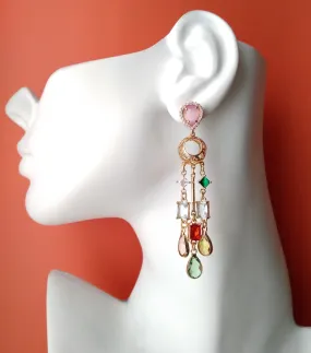 Prinsesa Three Tier Earrings