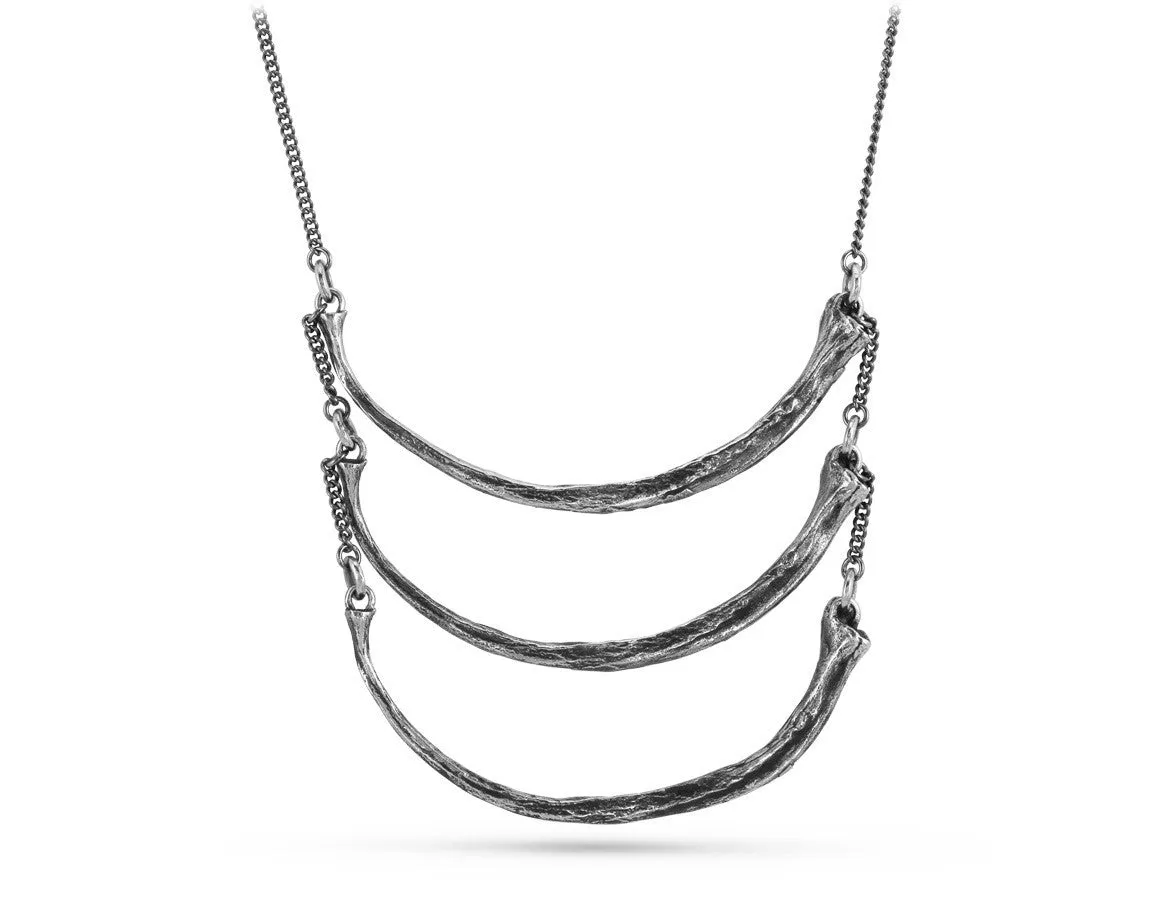 Python Rib Breastplate - Silver