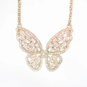 Queen Butterfly Diamond Choker Necklace