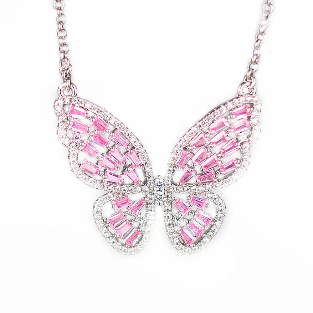 Queen Butterfly Diamond Choker Necklace