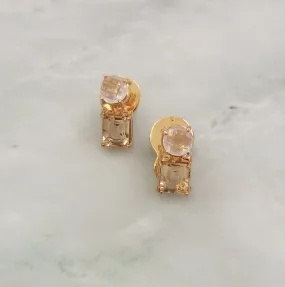 Rose Quartz & Citrine Separates Earrings