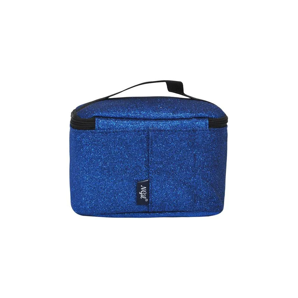 Royal Blue Glitter NGIL Cosmetic Case