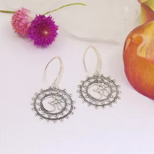 Sacred Om Mandala Earrings