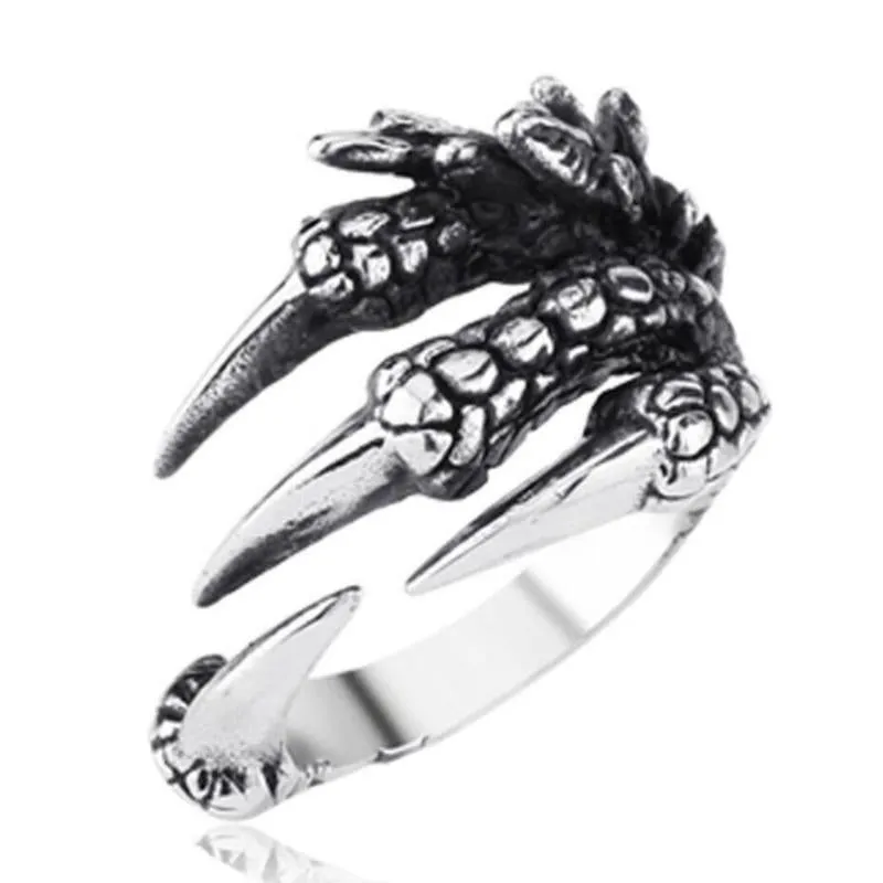 Scaly Dragon Claw Ring