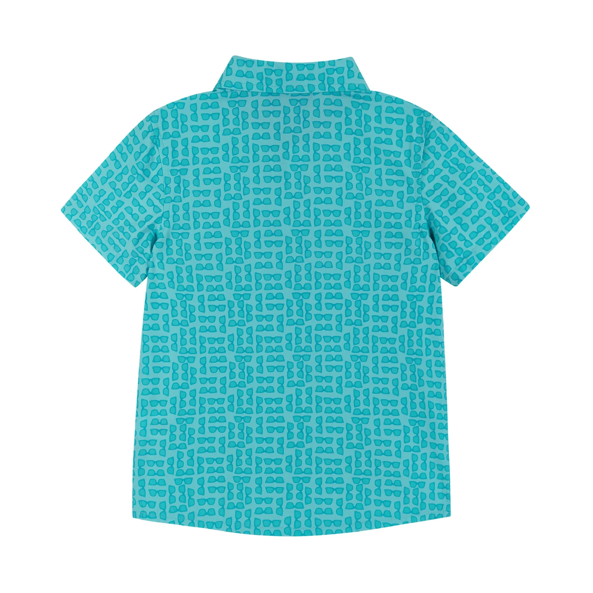 Short Sleeve Buttondown Shirt | Sunglasses Print