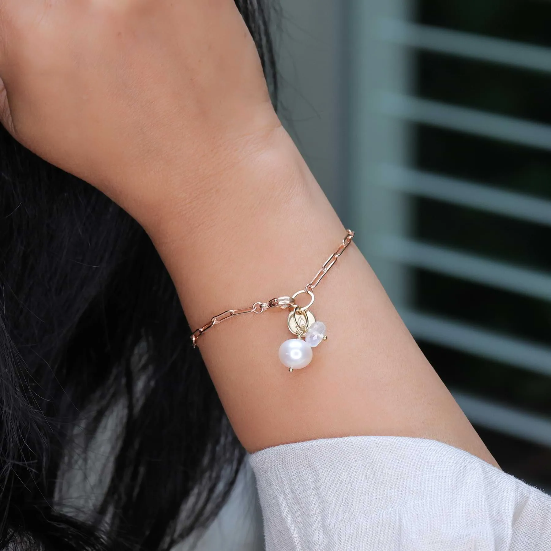 Soho - Gold Link Charm Bracelet