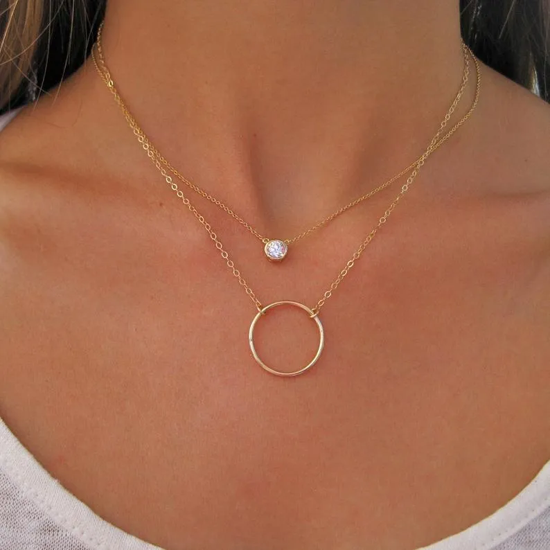 Solitaire Necklace