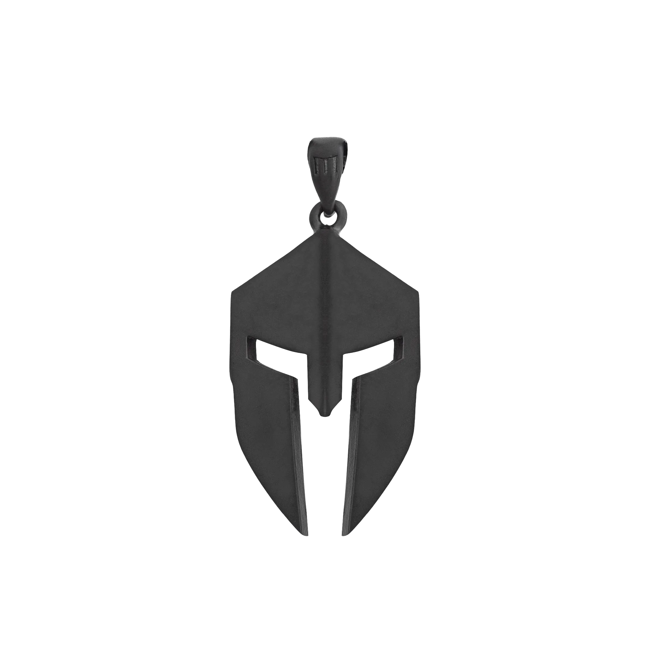 Spartan Helmet Pendant - Black