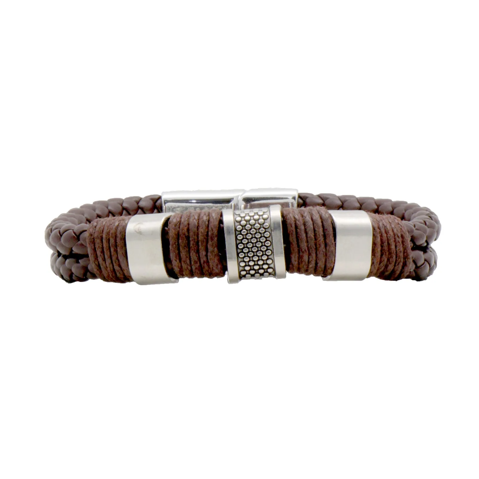 Stefan Brown Men's Watch Bracelet Stack