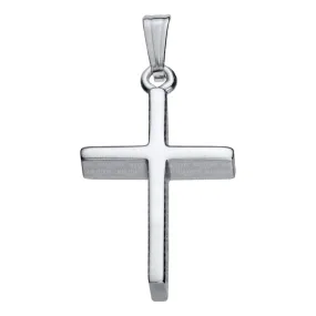 Sterling Silver Cross Pendant Necklace, 18