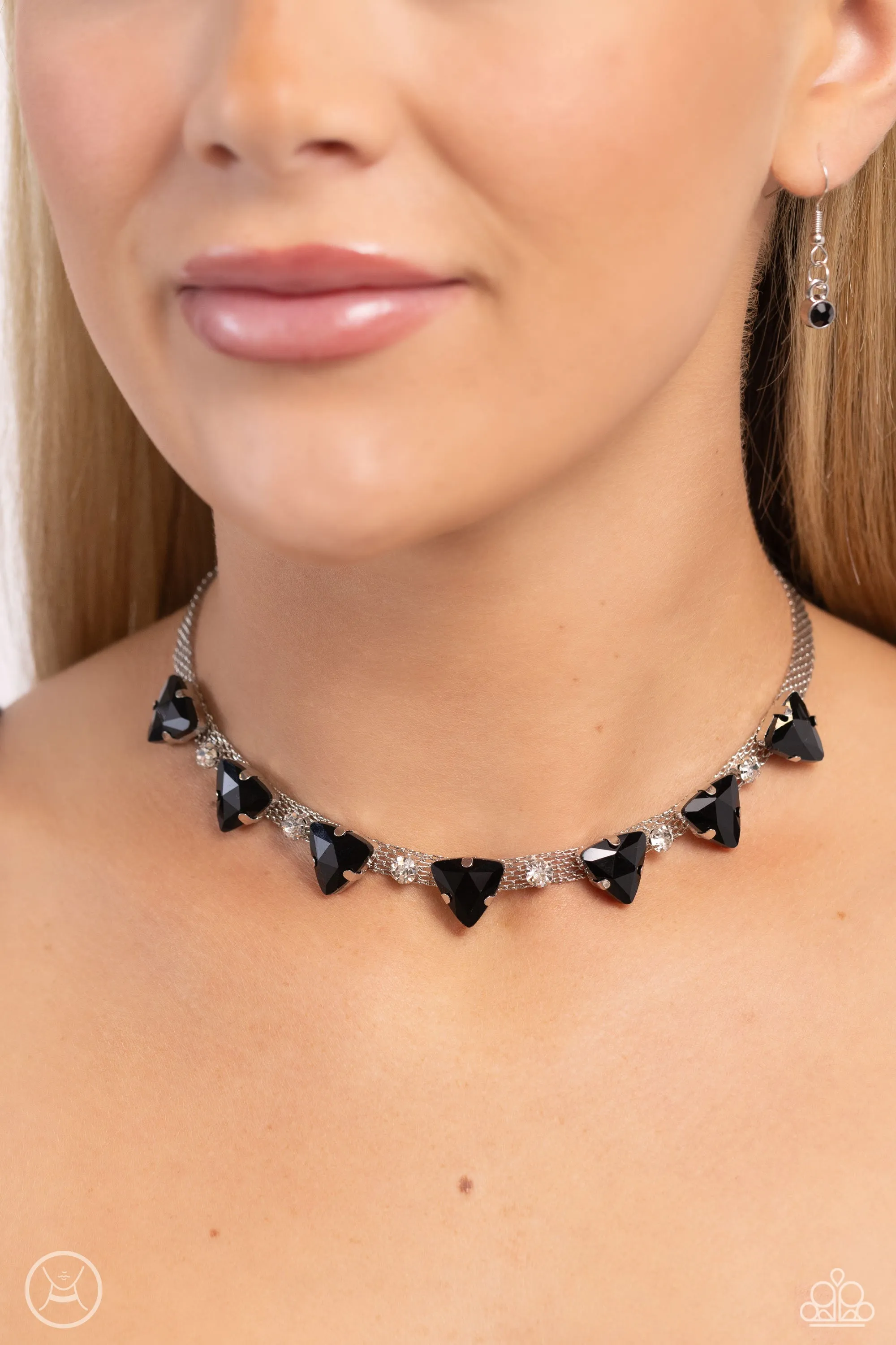 Strands of Sass Black-Necklace