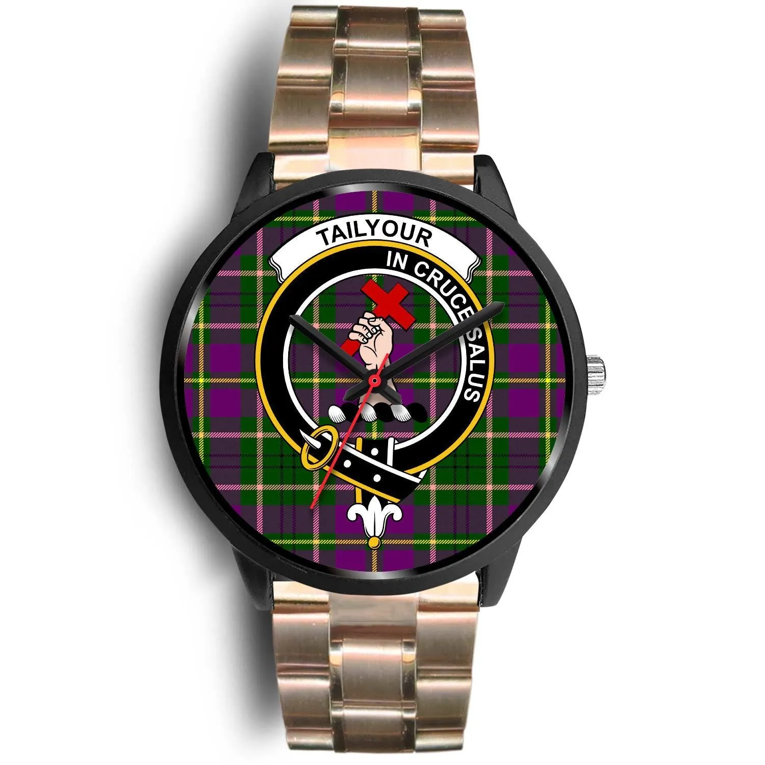 Taylor Clan Badge Tartan Black Watch