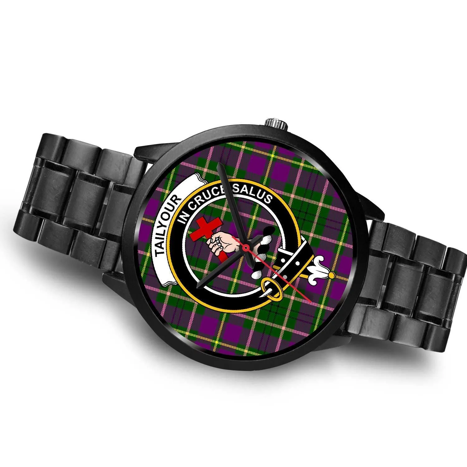 Taylor Clan Badge Tartan Black Watch