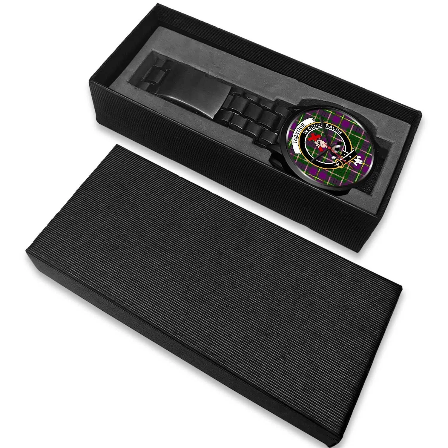 Taylor Clan Badge Tartan Black Watch