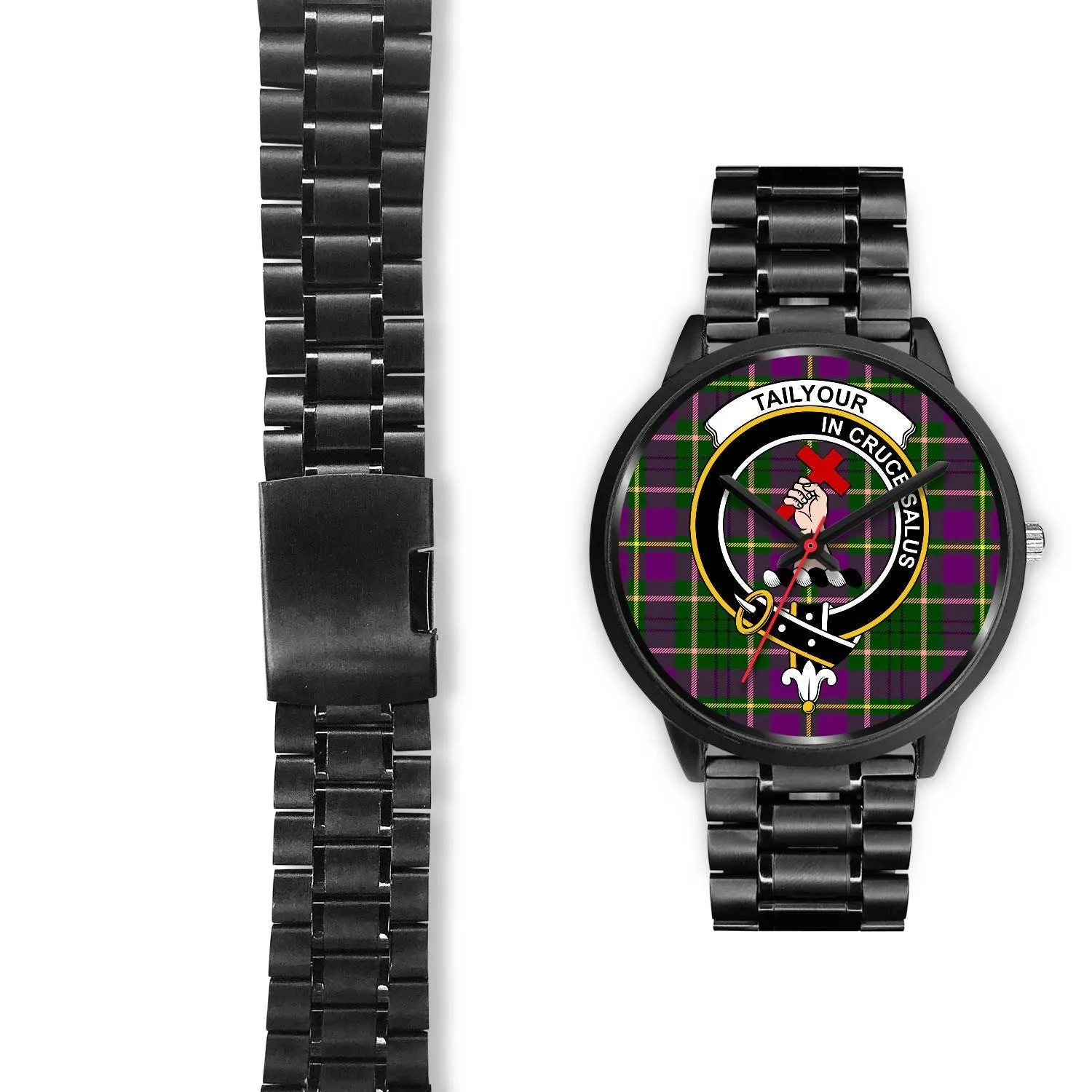 Taylor Clan Badge Tartan Black Watch