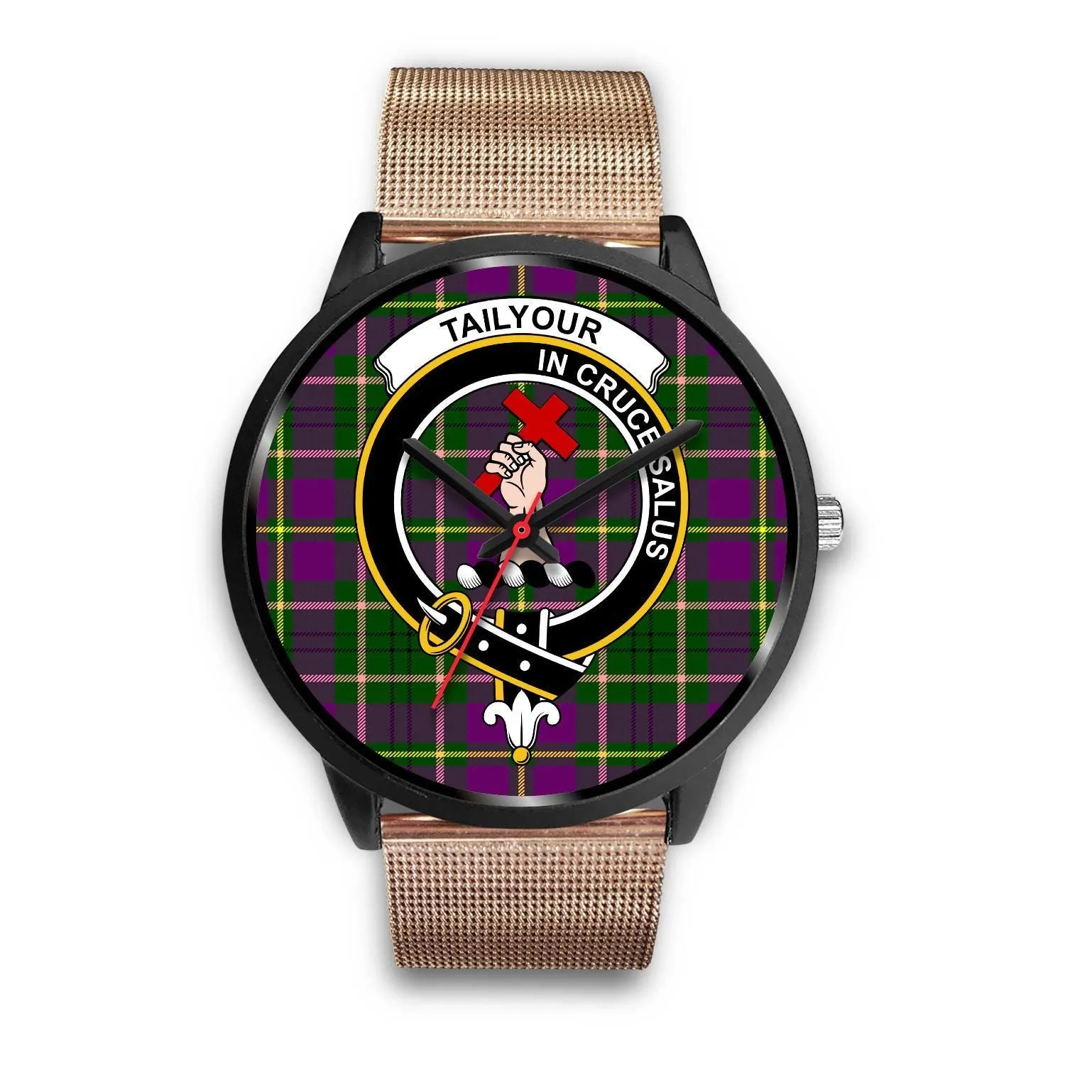 Taylor Clan Badge Tartan Black Watch