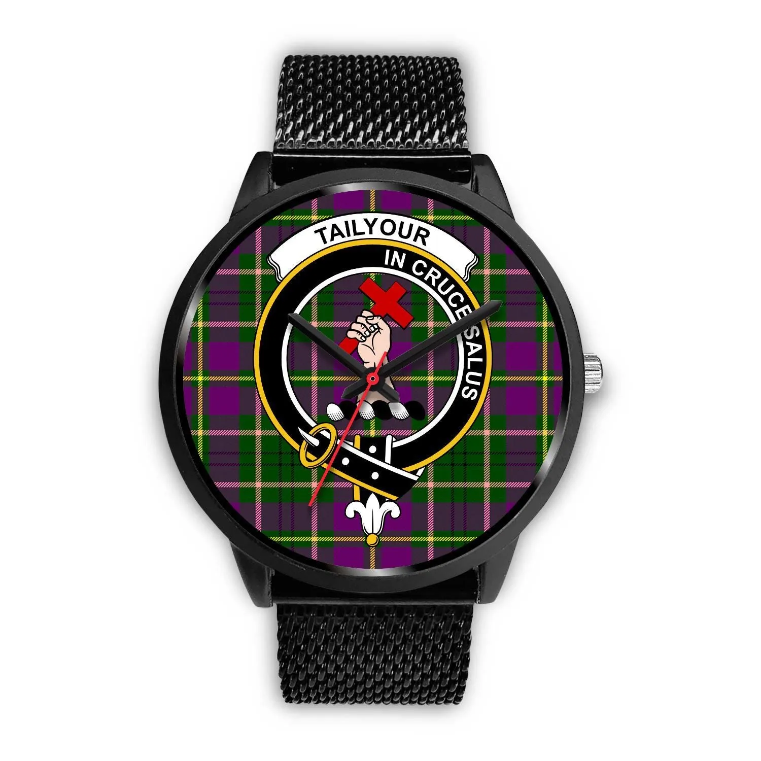 Taylor Clan Badge Tartan Black Watch