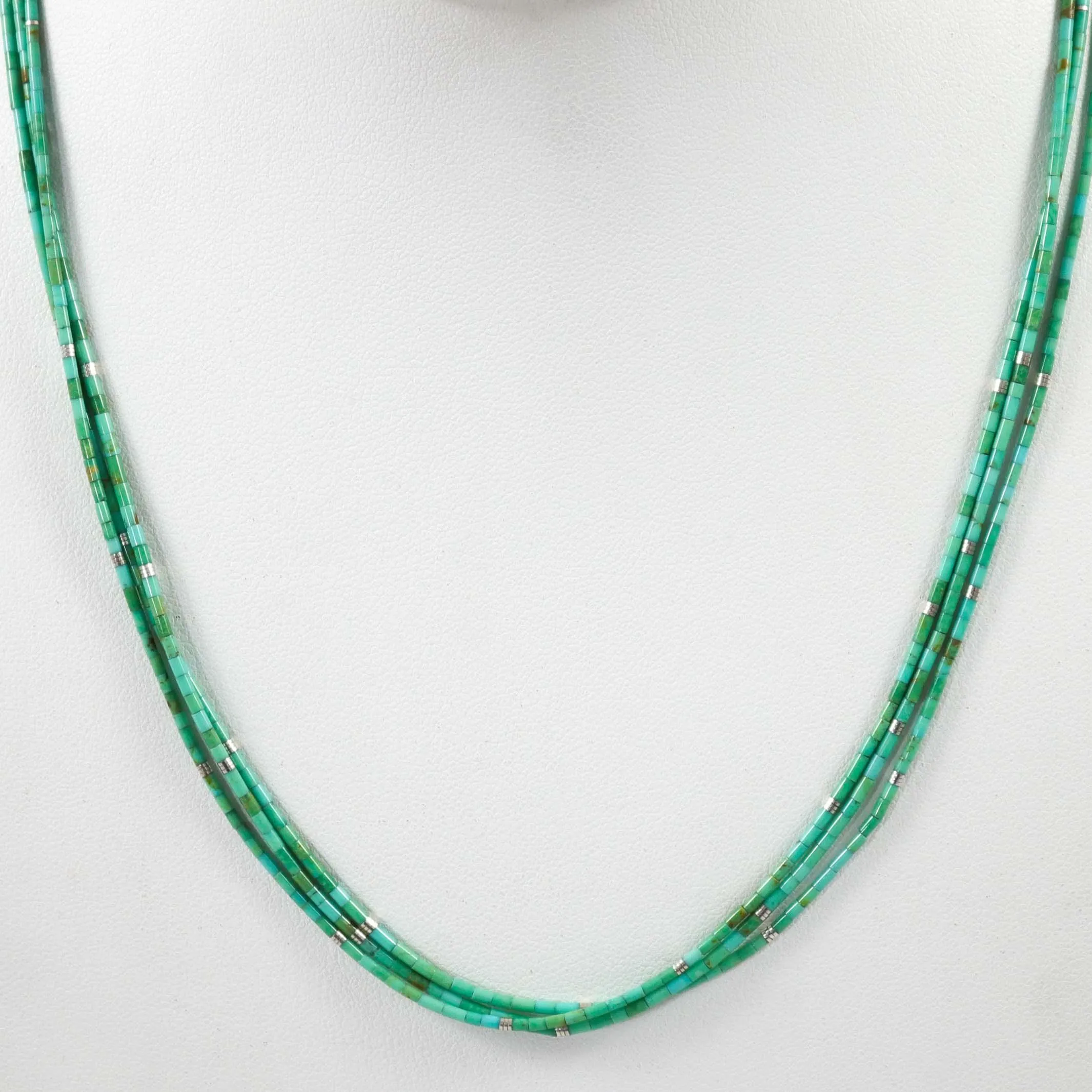 Turquoise Heishi Necklace