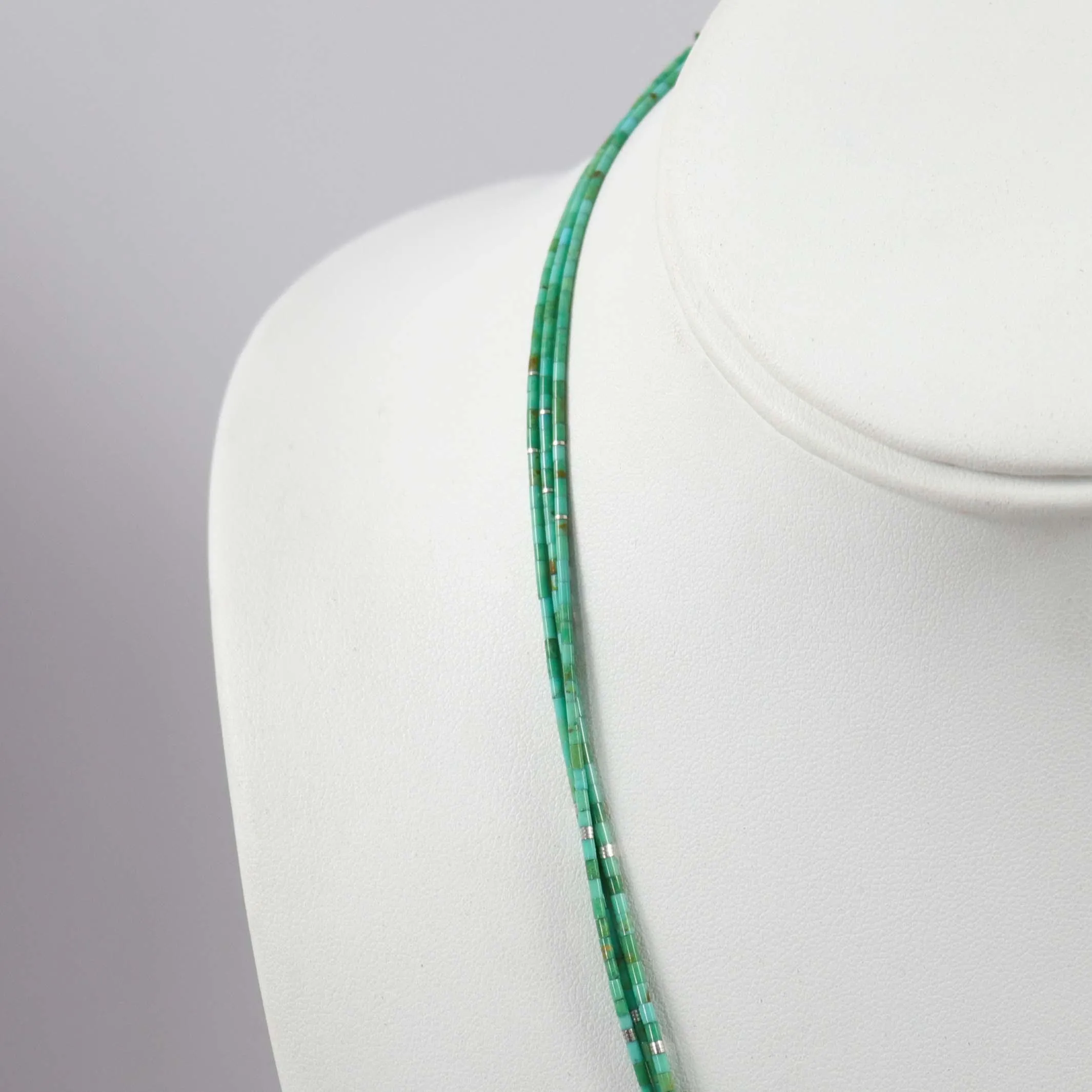 Turquoise Heishi Necklace