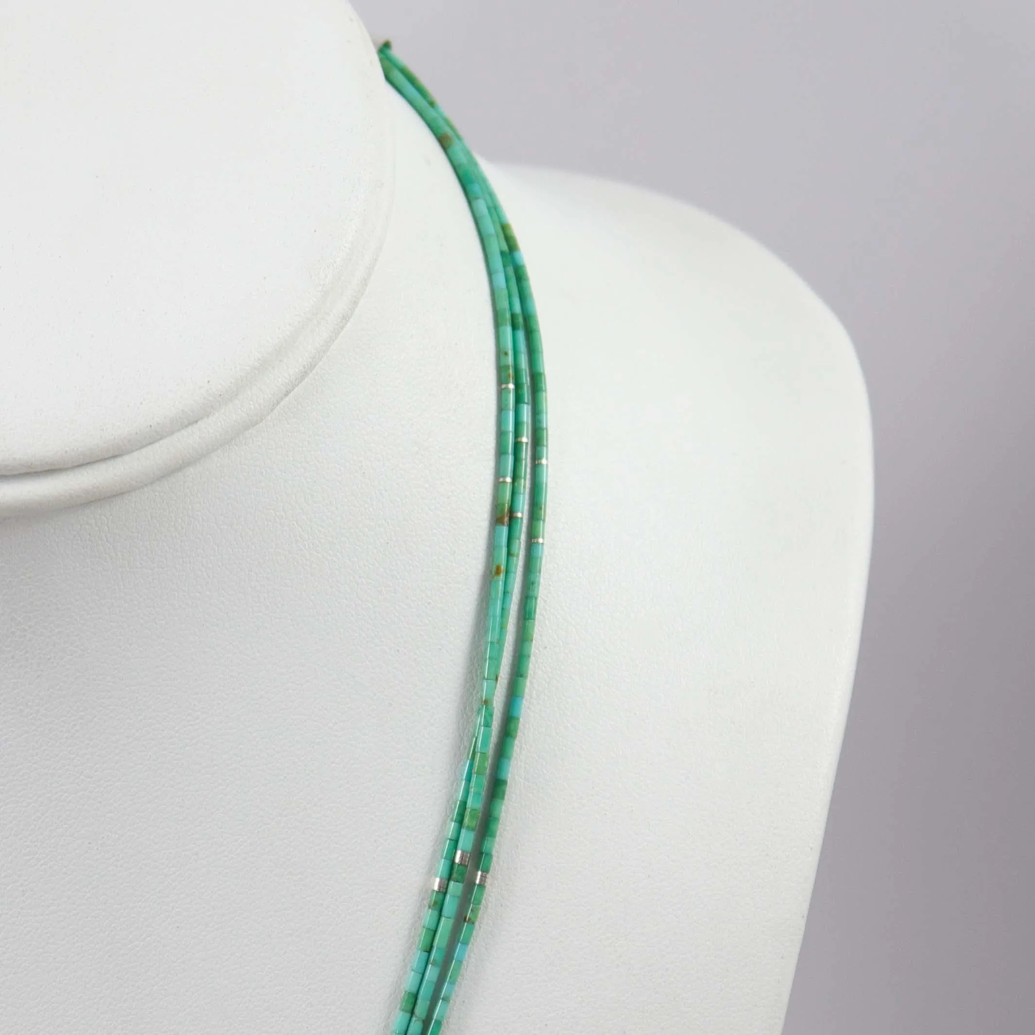 Turquoise Heishi Necklace