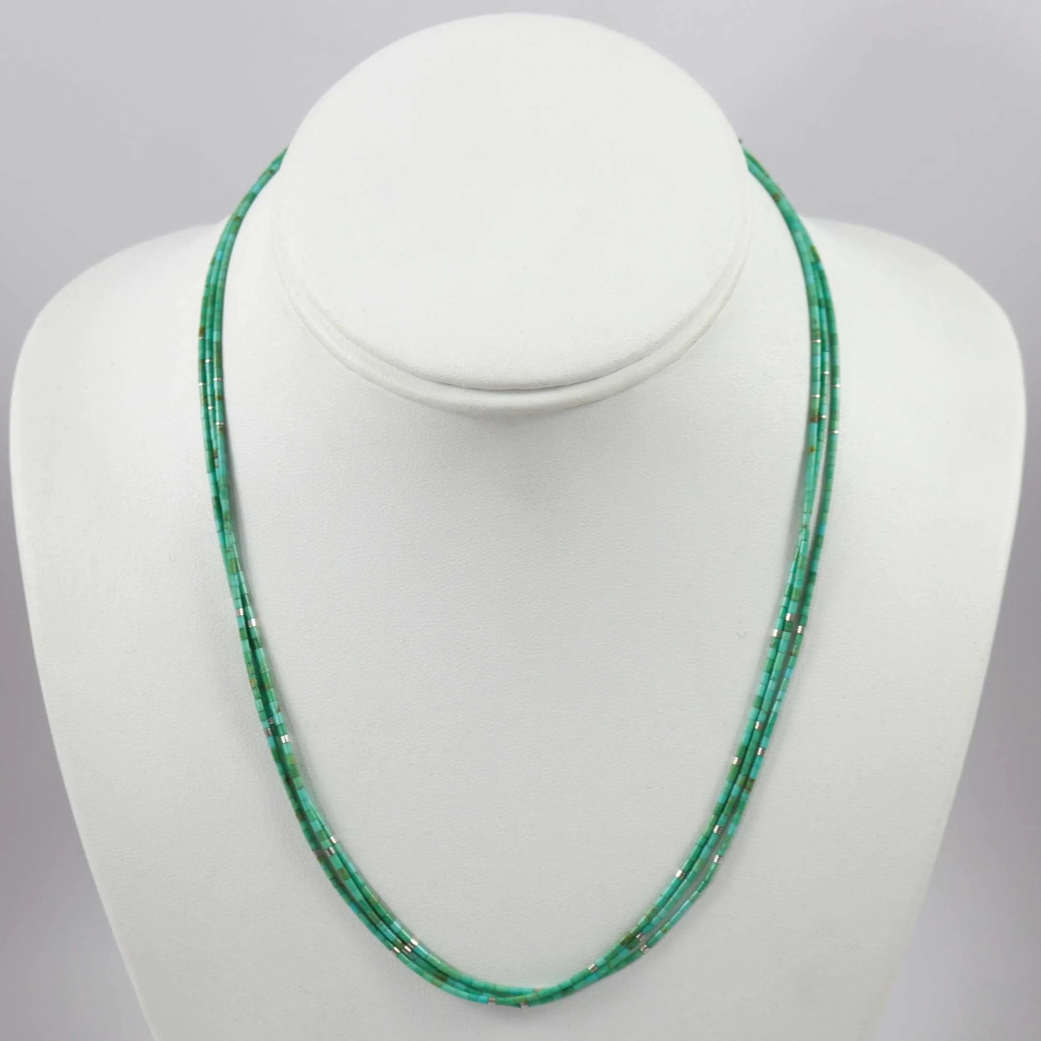 Turquoise Heishi Necklace