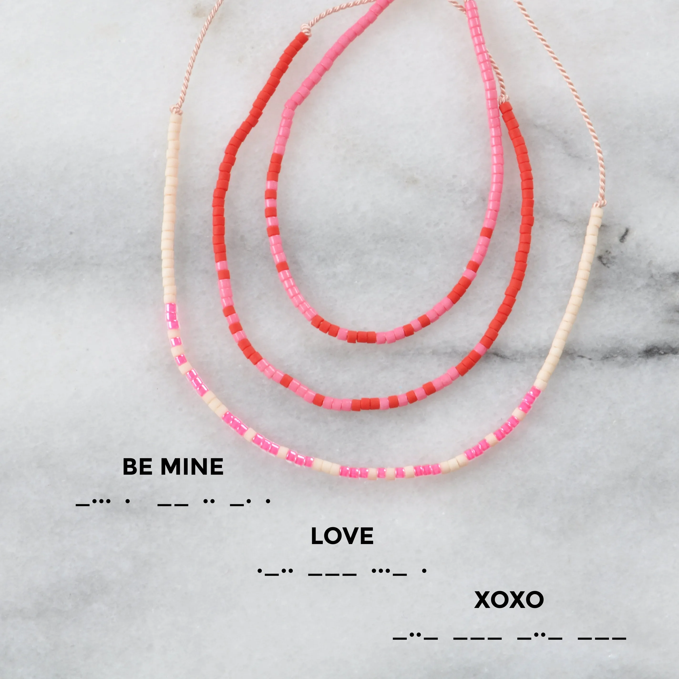 Valentine String Bracelets