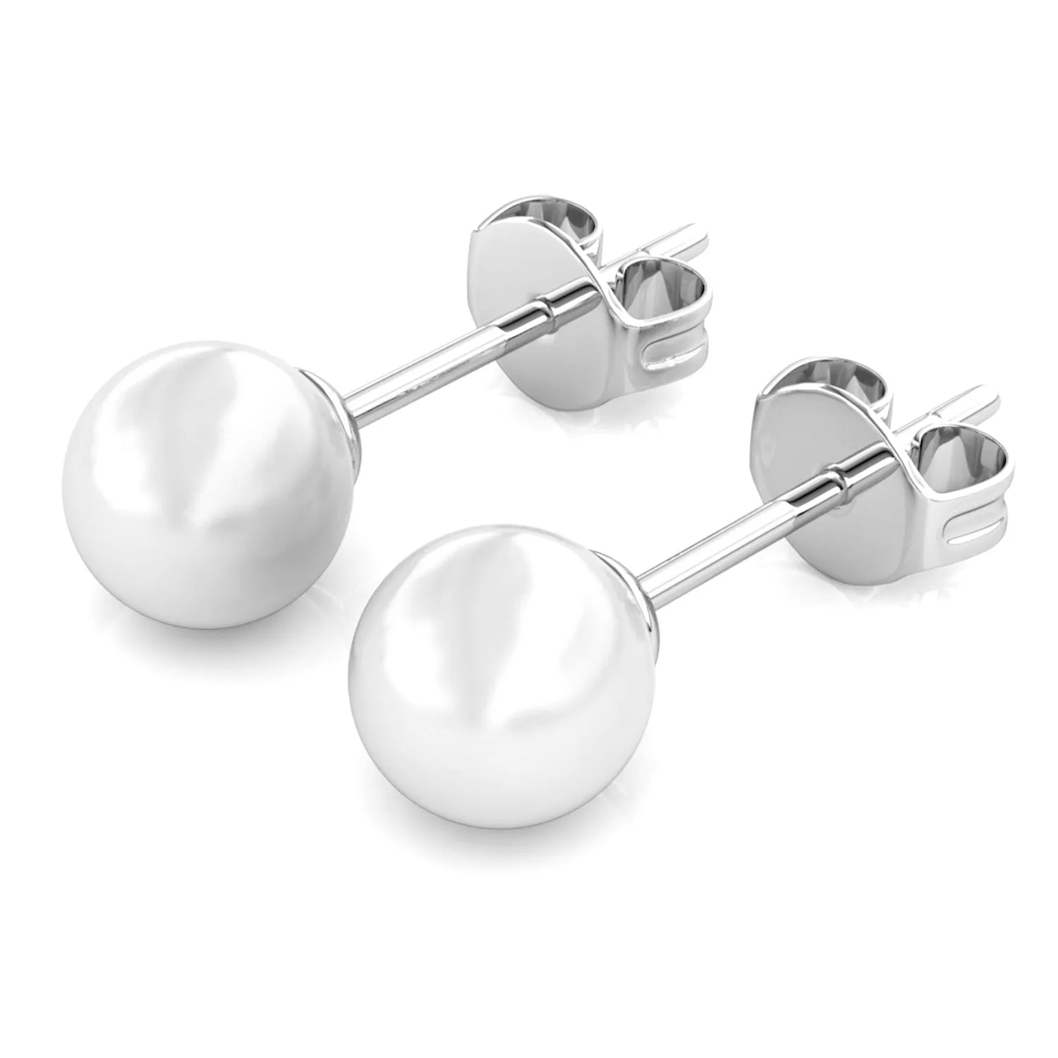 Vivienne “Brave” 18k Gold Plated Pearl Stud Earrings