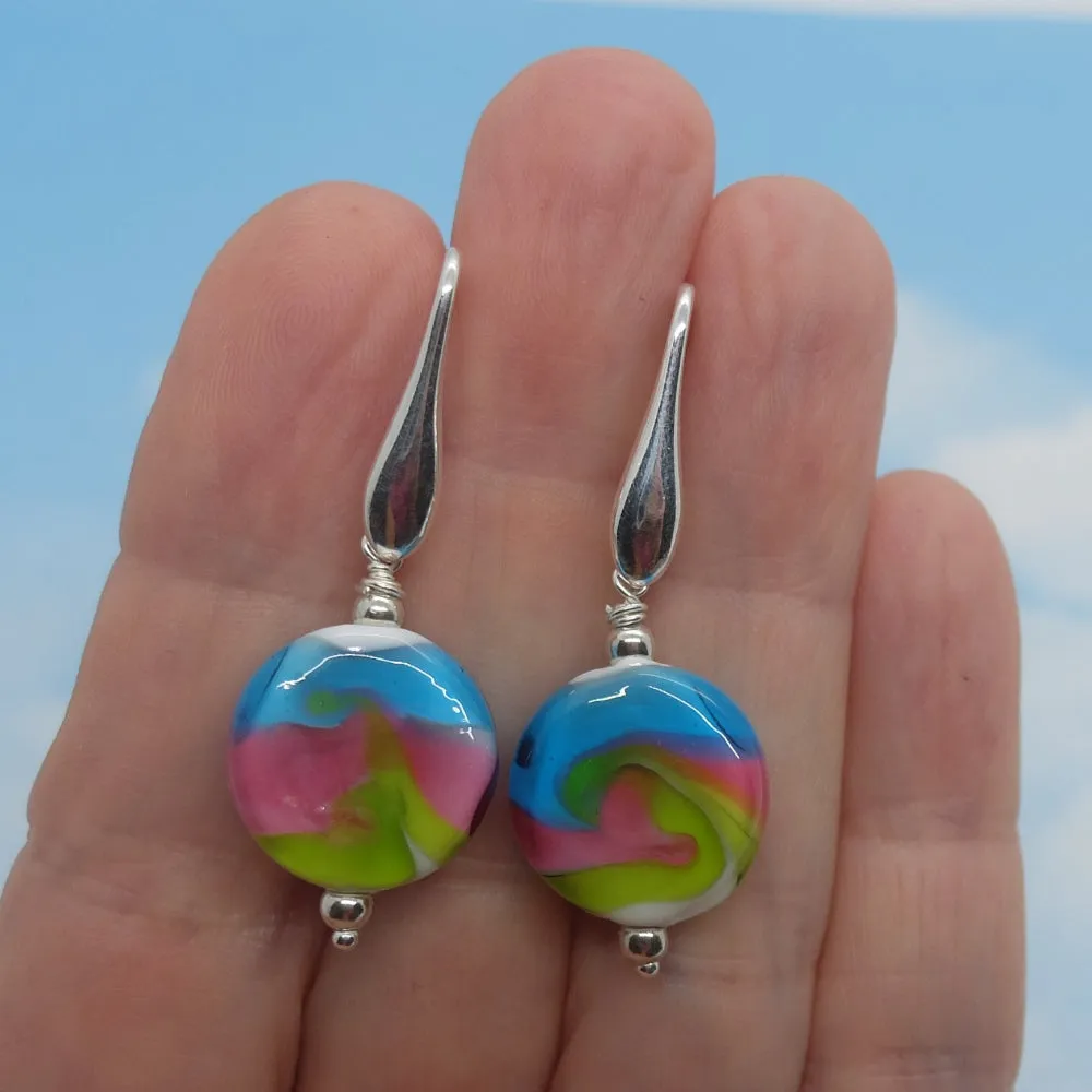 watercolour earrings