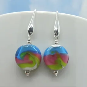 watercolour earrings